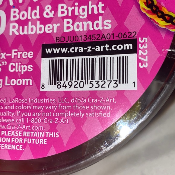 Crazloom 3000 bold rubber bands includes latex free rubber bands 40 s clips - Picture 2 of 2